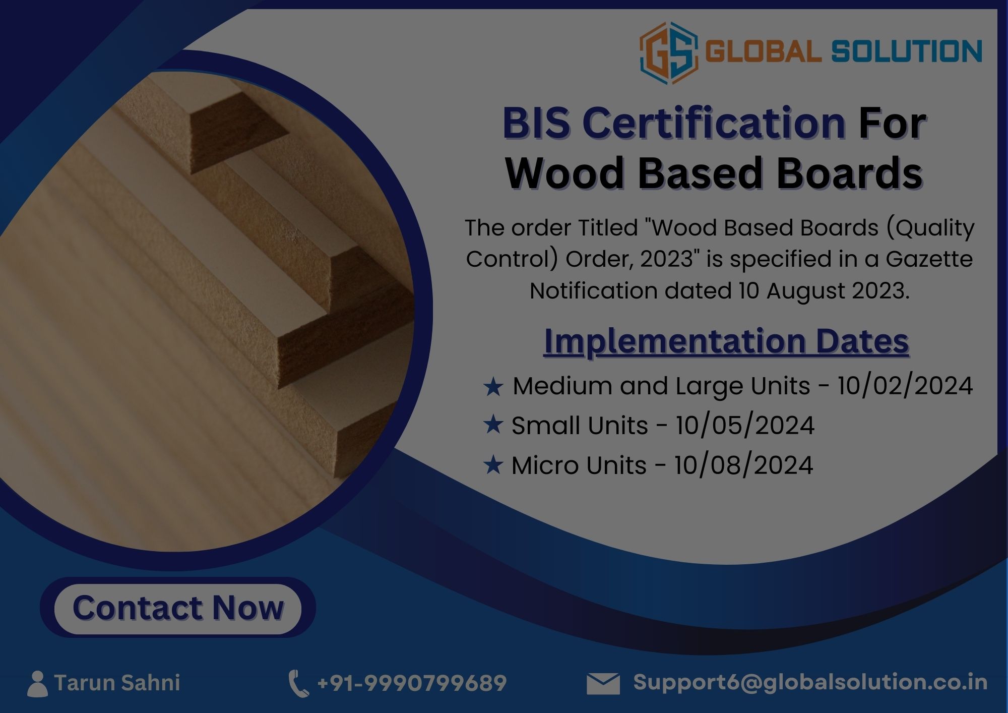 BIS Certification For Wood Based Boards