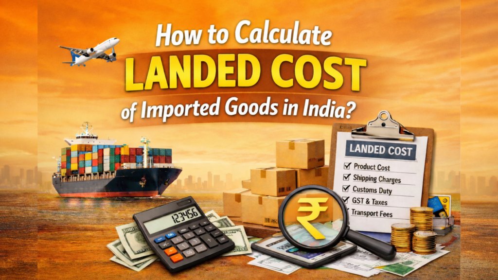 How to Calculate Landed Cost of Imported Goods in India?